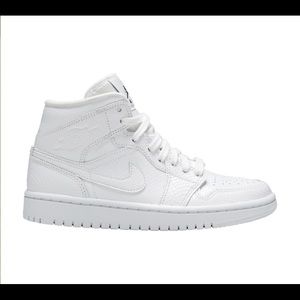 Women’s Air Jordan 1 Mid “White Snakeskin”
